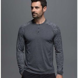 Men's Lululemon Metal Vent Tech Long Sleeve Henley